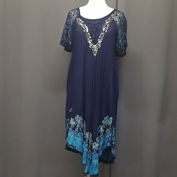 Highness NYC Beach Boho Dress Cover Up Sm/Lg OS - Picture 1 of 6